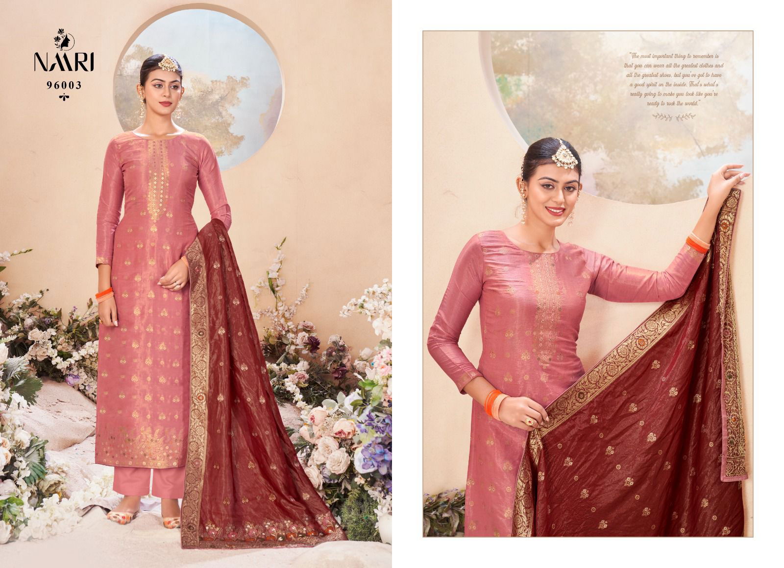 Madhura By Naari Simmer Jacquard Designer Salwar Kameez Wholesale Online
